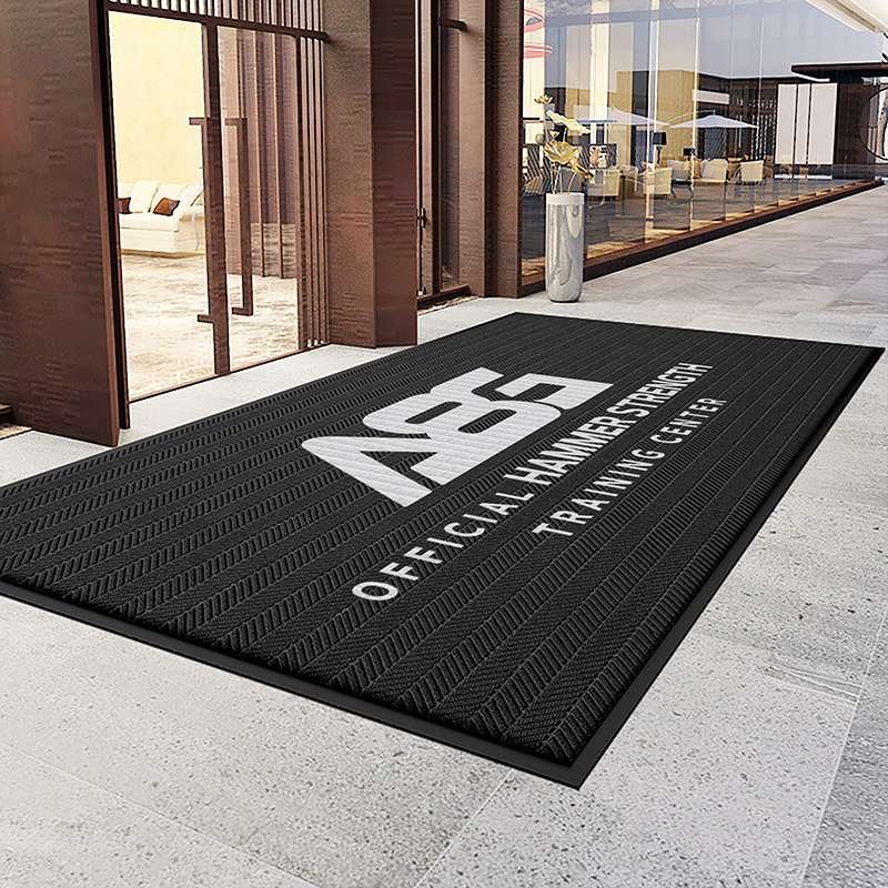 Tire surface pattern floor mat