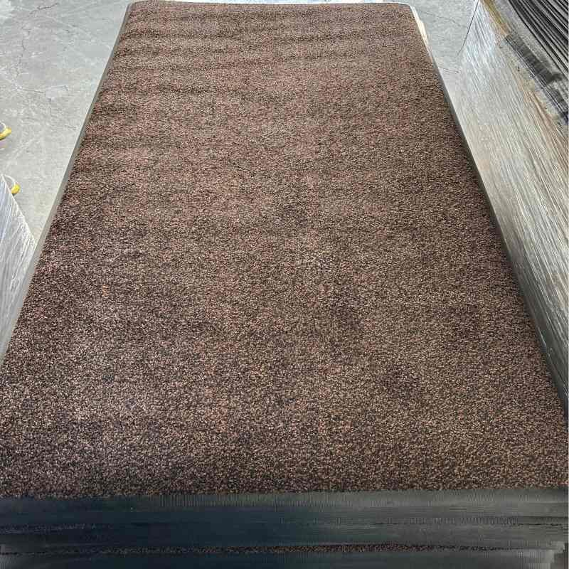 Black and brown commercial mats