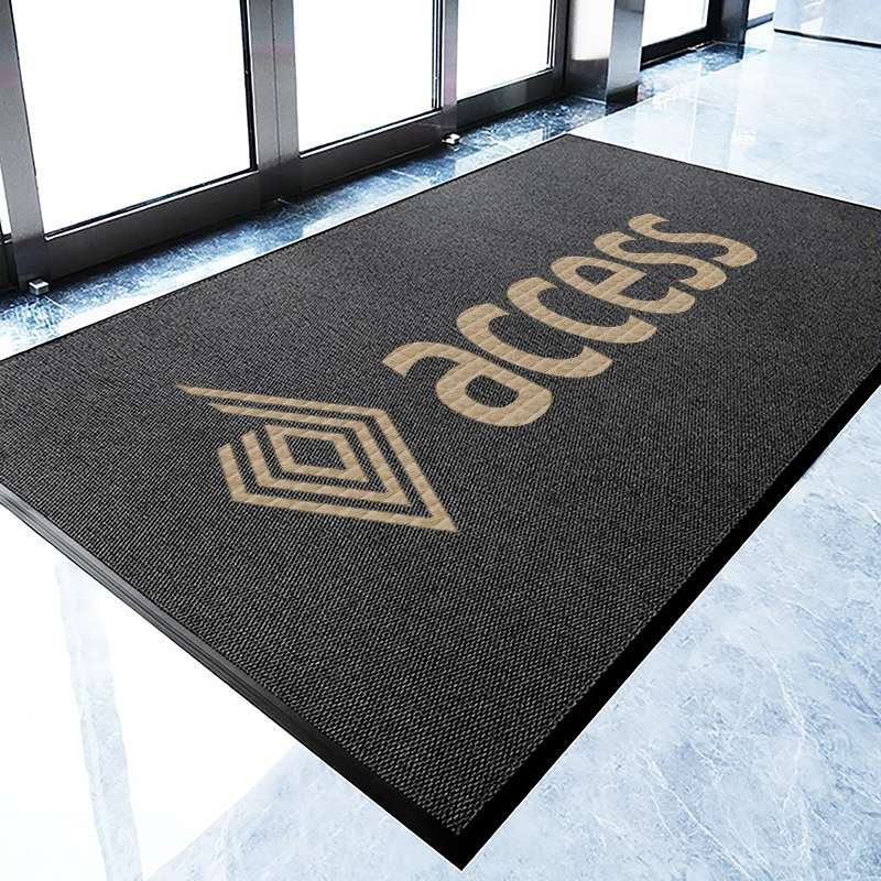 Pineapple-patterned surface floor mat