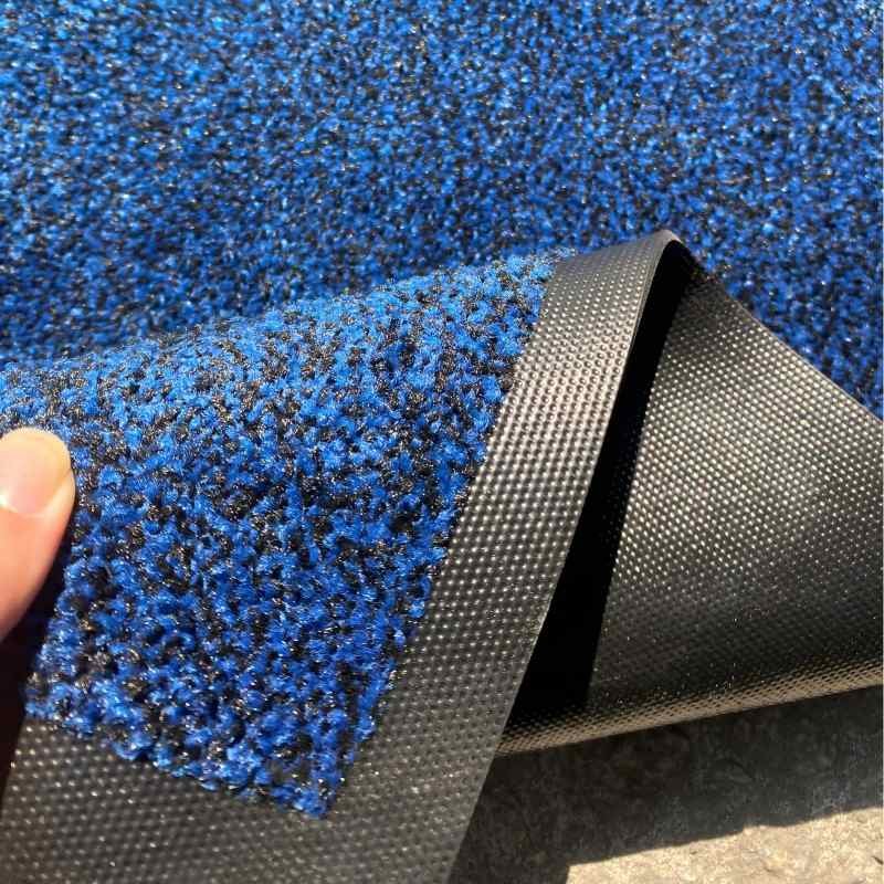Black and blue commercial mats