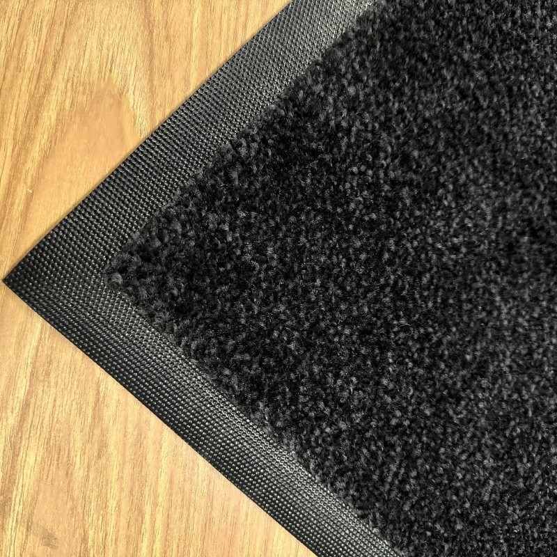 Black and gray commercial mats