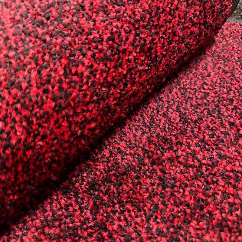 Black and red commercial mat